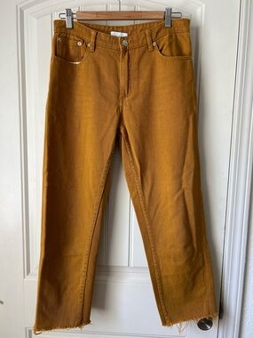 FRNCH Paris Mustard Ankle Pants